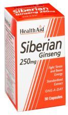 Siberian Ginseng Root Extract 250 mg 30 Capsules