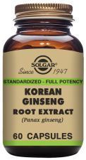 Korean Ginseng Root Extract 60 Vegetable Capsules