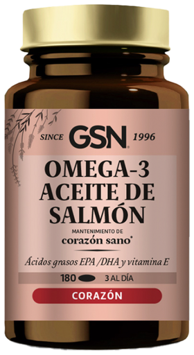 Salmon+Omega 3+Vit.e 180 Pearls 500 mg.