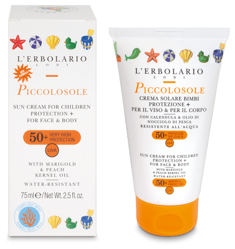 Piccolosole Children&#39;s Sun Cream SPF 50+ 75 ml