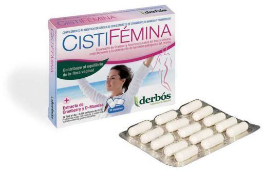 Cistifemina 30 capsulas protege tu zona mas a­ntima regenerador de la flora vaginal