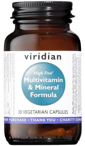 High Five Multivitamin and Mineral Formula 30 Vegetable Capsules