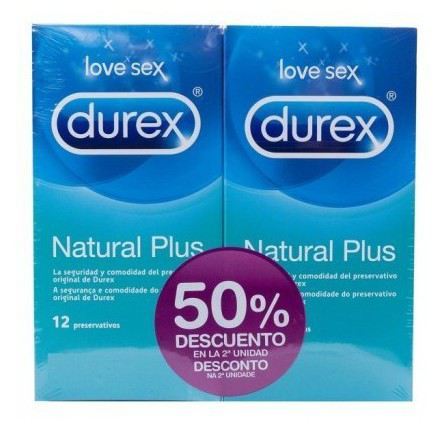 Condom Duplo Natural Plus 12 + 12 units