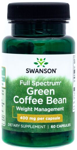 Full Spectrum Green Coffee Bean 400 mg 60 Capsules