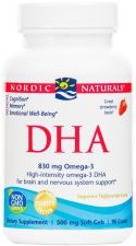 DHA 830 mg Omega-3 Strawberry 90 Softgels