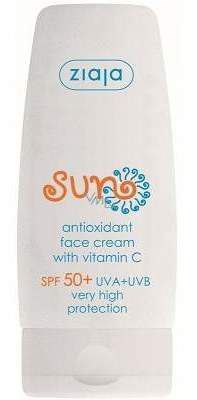 SUN antioxidant facial cream SPF50+ with vitamin C 50 ml