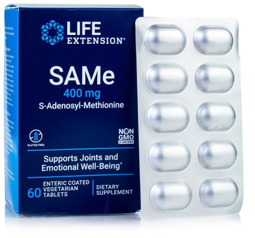 SAMe 400 mg 60 Tablets with enteric Topping