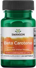 Beta-Carotene Vitamin A 5000 iu 250 Softgels