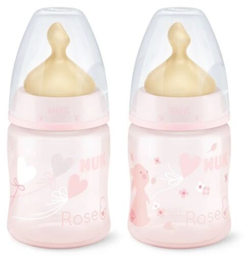 Baby Bottle First Choice 0-6 months Pink