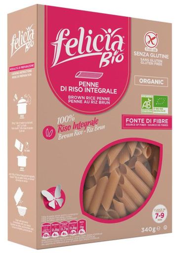 Penne Rigate Di Riso integral pasta 340 gr