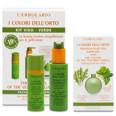 I Colori dell&#39;Orto Green Facial Kit 3 Units
