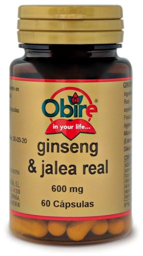 Ginseng &amp; Royal Jelly 600 mg 60 Capsules