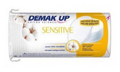 Sensitive Oval Make-up Remover Discs 48 Units