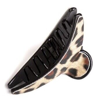 Leopard Print Elongated Clip