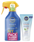 Sun Protects &amp; Moisturizes SPF 50+ 2 Pieces