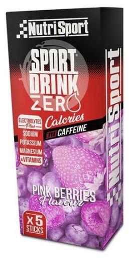 Drink Zero with Caffeine Pink Berries 5 Sticks x 3.5 gr