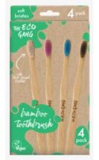 Assorted Soft Adult Toothbrush Pack 4 Units