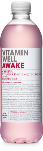 Awake-Raspberry Vitamin Drink 500 ml