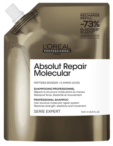 Absolut Repair Molecular Sulfate-Free Shampoo Refill 500 ml