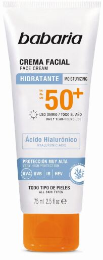 Hyaluronic Acid Moisturizing Face Cream SPF50+ 75 ml