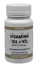 Nutri-Therapy Vitamin D3+K2 90 Tablets