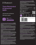 Trans-Resveratrol Nad+ Liposomada 90 Capsules