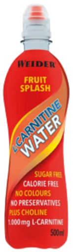 L-Carnitine Water Fruit Splash 500 ml x 6 Units