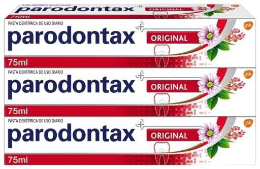 Parodontax Original Mint and Ginger Toothpaste 3 x 75 ml